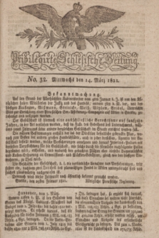 Privilegirte Schlesische Zeitung. 1821, No. 32 (14 März) + dod.