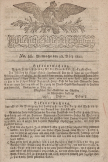 Privilegirte Schlesische Zeitung. 1821, No. 38 (28 März) + dod. + wkładka