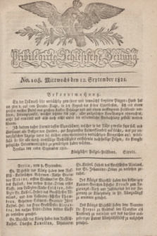 Privilegirte Schlesische Zeitung. 1821, No. 108 (12 September) + dod.