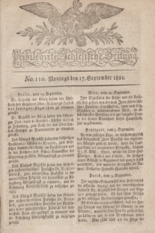 Privilegirte Schlesische Zeitung. 1821, No. 110 (17 September) + dod.