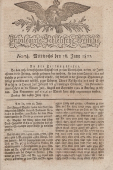 Privilegirte Schlesische Zeitung. 1822, No. 74 (26 Juni) + dod.