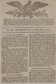 Privilegirte Schlesische Zeitung. 1822, No. 138 (23 November) + dod.