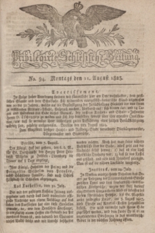 Privilegirte Schlesische Zeitung. 1823, No. 94 (11 August) + dod.