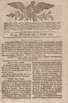 Privilegirte Schlesische Zeitung. 1823, No. 95 (13 August) + dod.