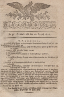 Privilegirte Schlesische Zeitung. 1823, No. 96 (16 August) + dod.