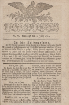 Privilegirte Schlesische Zeitung. 1824, No. 78 (5 Juli) + dod.