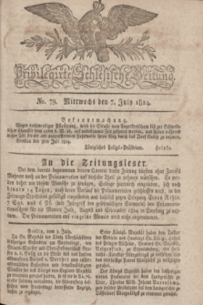 Privilegirte Schlesische Zeitung. 1824, No. 79 (7 Juli) + dod.