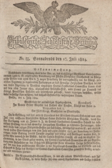 Privilegirte Schlesische Zeitung. 1824, No. 83 (17 Juli) + dod.
