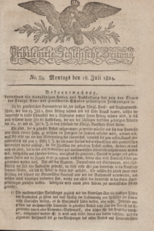 Privilegirte Schlesische Zeitung. 1824, No. 84 (19 Juli) + dod.