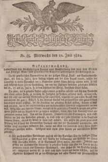 Privilegirte Schlesische Zeitung. 1824, No. 85 (21 Juli) + dod.