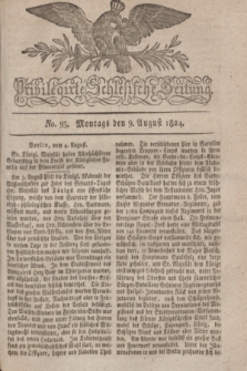 Privilegirte Schlesische Zeitung. 1824, No. 93 (9 August) + dod.