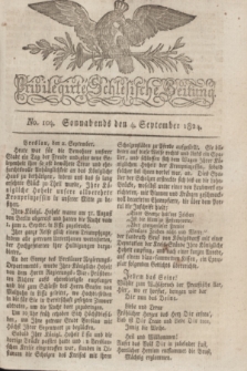 Privilegirte Schlesische Zeitung. 1824, No. 104 (4 September) + dod.