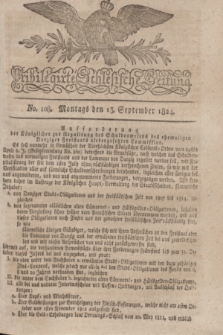 Privilegirte Schlesische Zeitung. 1824, No. 108 (13 September) + dod.
