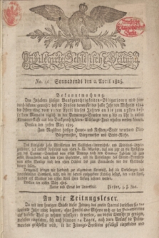 Privilegirte Schlesische Zeitung. 1825, No. 40 (2 April) + dod.