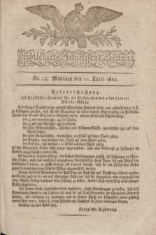 Privilegirte Schlesische Zeitung. 1825, No. 43 (11 April) + dod.