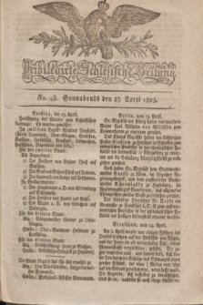 Privilegirte Schlesische Zeitung. 1825, No. 48 (23 April) + dod.