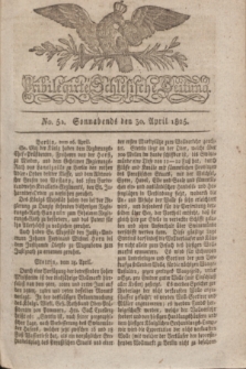 Privilegirte Schlesische Zeitung. 1825, No. 51 (30 April) + dod.