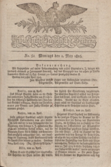 Privilegirte Schlesische Zeitung. 1825, No. 52 (2 Mai) + dod.