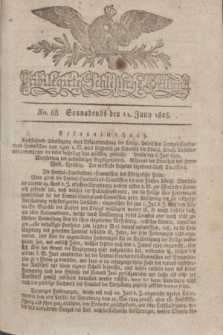 Privilegirte Schlesische Zeitung. 1825, No. 68 (11 Juni) + dod.