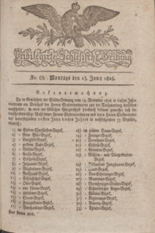 Privilegirte Schlesische Zeitung. 1825, No. 69 (13 Juni) + dod.
