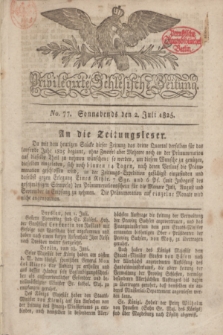 Privilegirte Schlesische Zeitung. 1825, No. 77 (2 Juli) + dod.