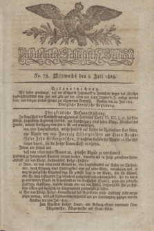 Privilegirte Schlesische Zeitung. 1825, No. 79 (6 Juli) + dod.