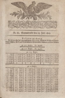 Privilegirte Schlesische Zeitung. 1825, No. 86 (23 Juli) + dod.