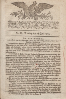 Privilegirte Schlesische Zeitung. 1825, No. 87 (25 Juli) + dod.