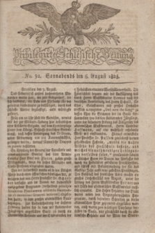 Privilegirte Schlesische Zeitung. 1825, No. 92 (6 August) + dod.