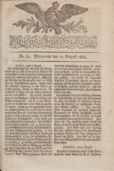 Privilegirte Schlesische Zeitung. 1825, No. 94 (10 August) + dod.