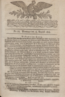 Privilegirte Schlesische Zeitung. 1825, No. 96 (15 August) + dod.