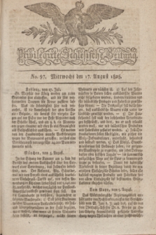 Privilegirte Schlesische Zeitung. 1825, No. 97 (17 August) + dod.