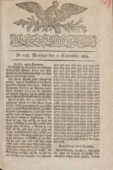 Privilegirte Schlesische Zeitung. 1825, No. 108 (12 September) + dod.
