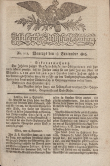 Privilegirte Schlesische Zeitung. 1825, No. 111 (19 September) + dod.