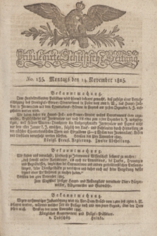 Privilegirte Schlesische Zeitung. 1825, No. 135 (14 November) + dod.