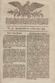 Privilegirte Schlesische Zeitung. 1825, No. 137 (19 November) + dod.