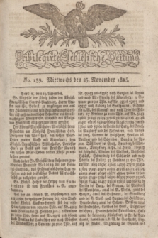 Privilegirte Schlesische Zeitung. 1825, No. 139 (23 November) + dod.