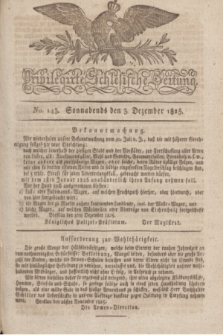 Privilegirte Schlesische Zeitung. 1825, No. 143 (3 Dezember) + dod.