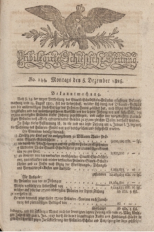 Privilegirte Schlesische Zeitung. 1825, No. 144 (5 Dezember) + dod.