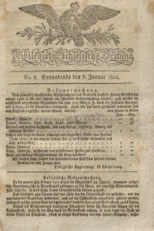 Privilegirte Schlesische Zeitung. 1826, No. 3 (7 Januar) + dod.