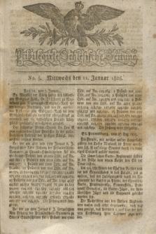 Privilegirte Schlesische Zeitung. 1826, No. 5 (11 Januar) + dod.