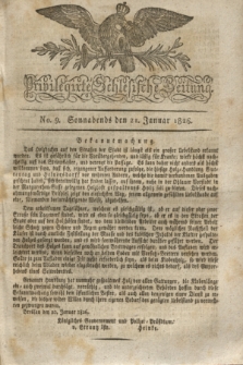 Privilegirte Schlesische Zeitung. 1826, No. 9 (21 Januar) + dod.