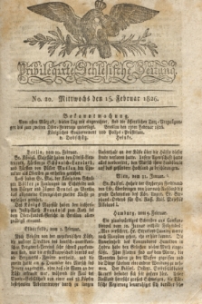Privilegirte Schlesische Zeitung. 1826, No. 20 (15 Februar) + dod.
