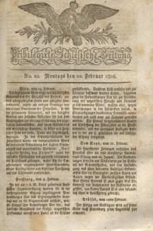 Privilegirte Schlesische Zeitung. 1826, No. 22 (20 Februar) + dod.
