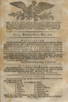 Privilegirte Schlesische Zeitung. 1826, No. 34 (20 März) + dod.