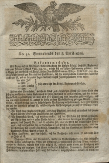 Privilegirte Schlesische Zeitung. 1826, No. 41 (8 April) + dod.
