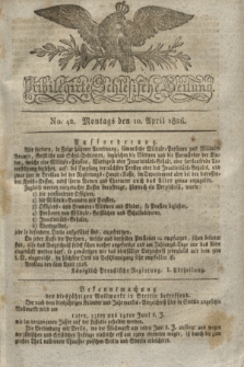 Privilegirte Schlesische Zeitung. 1826, No. 42 (10 April) + dod.