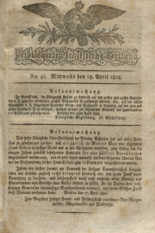 Privilegirte Schlesische Zeitung. 1826, No. 46 (19 April) + dod.