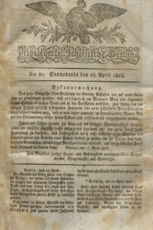 Privilegirte Schlesische Zeitung. 1826, No. 50 (29 April) + dod.