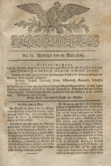 Privilegirte Schlesische Zeitung. 1826, No. 62 (29 Mai) + dod.